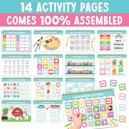Play Busy Book | 14 Screen Free Learning Activities for Ages 3 to 5